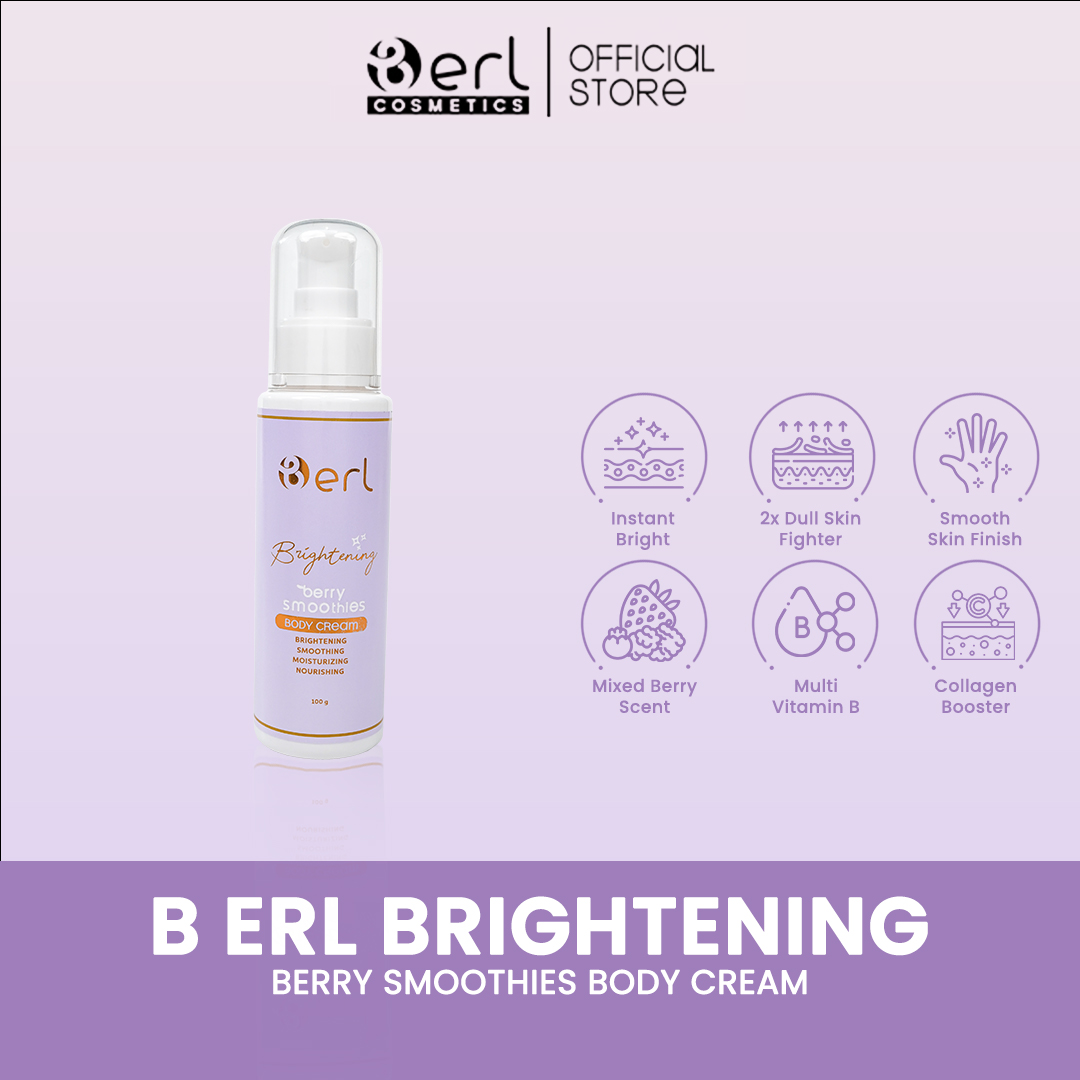 B ERL BRIGHTENING BERRY SMOOTHIES BODY CREAM