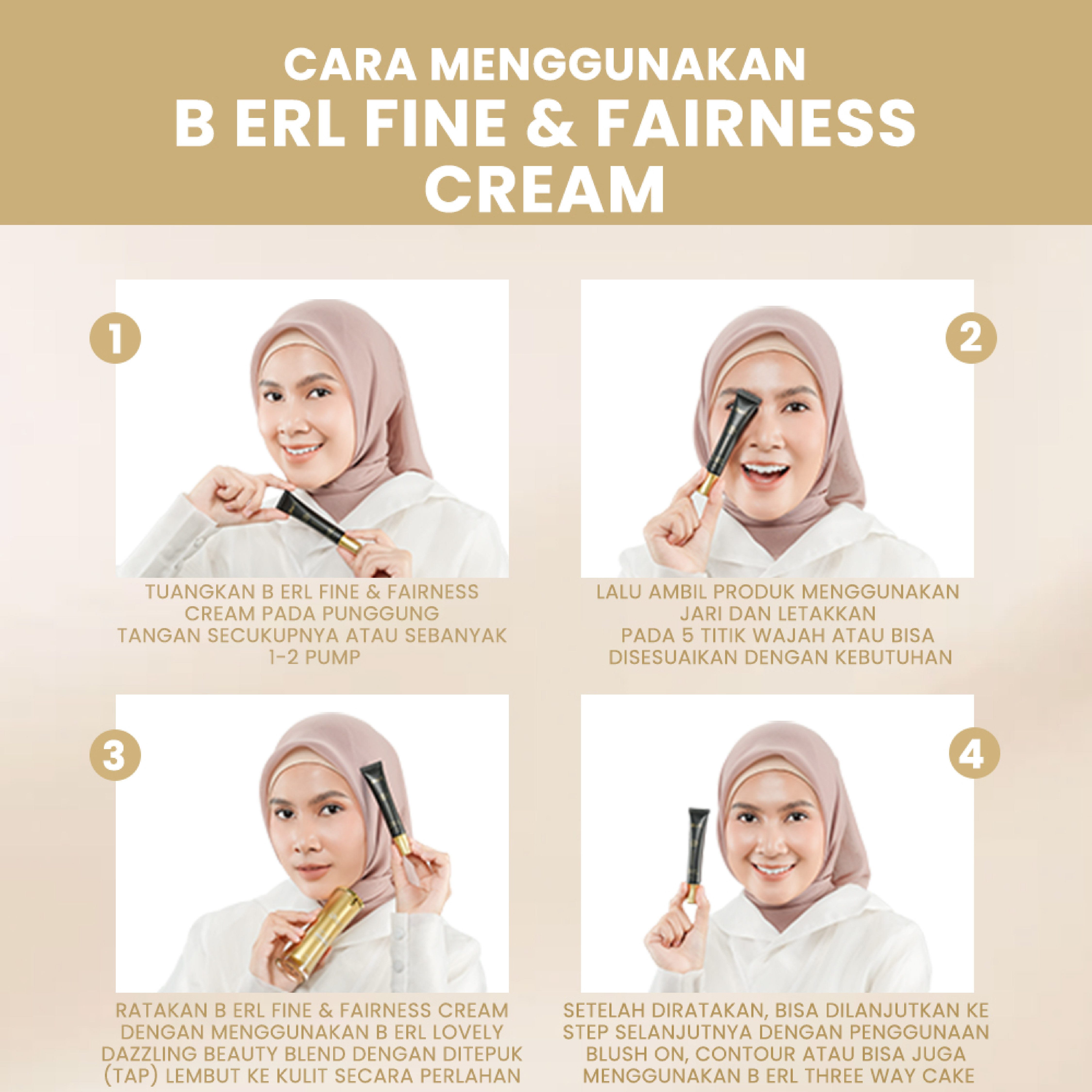 B ERL FINE AND FAIRNESS CREAM TRAVEL SIZE NL  20 ML