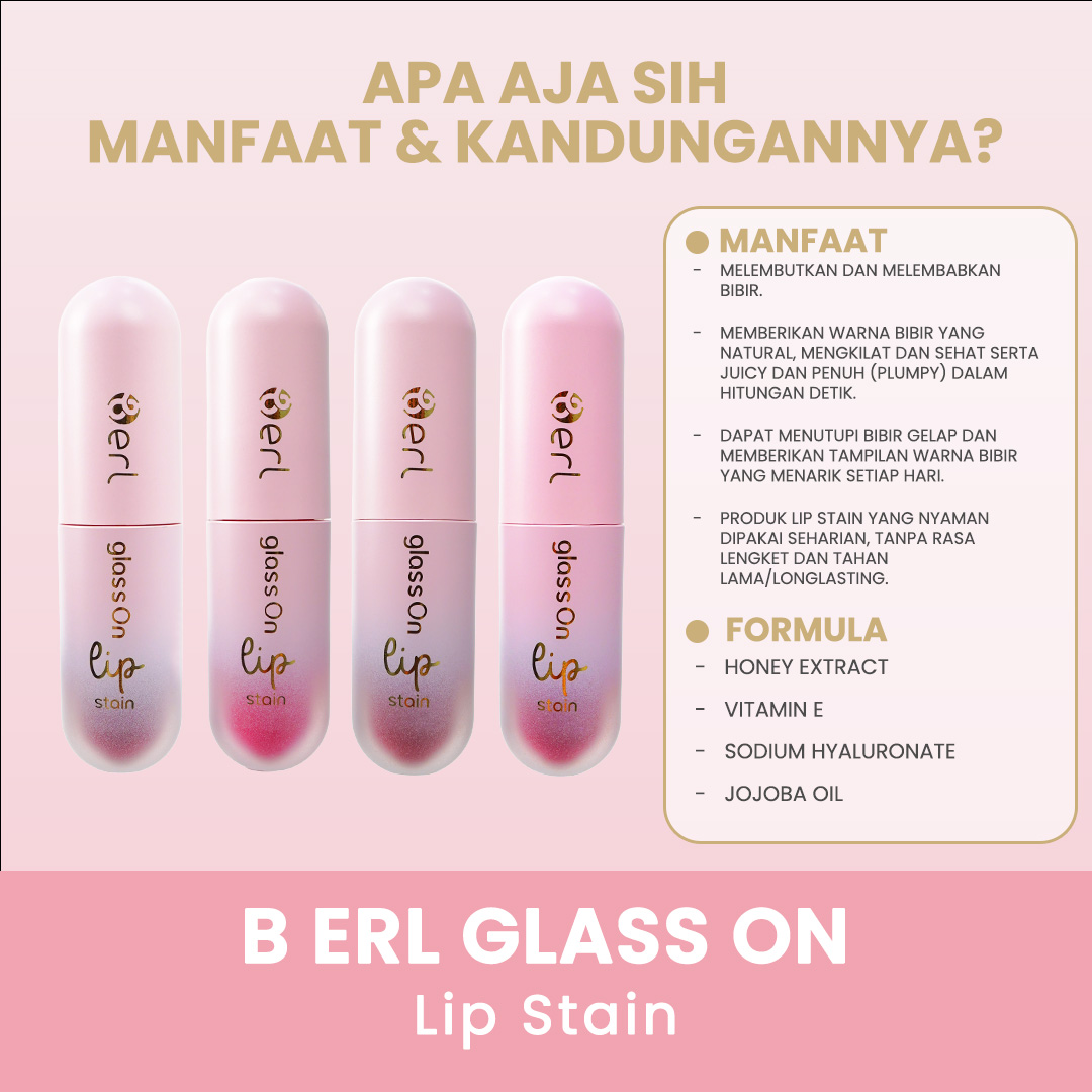 B ERL GLASS ON LIP STAIN WIND AUTUMN