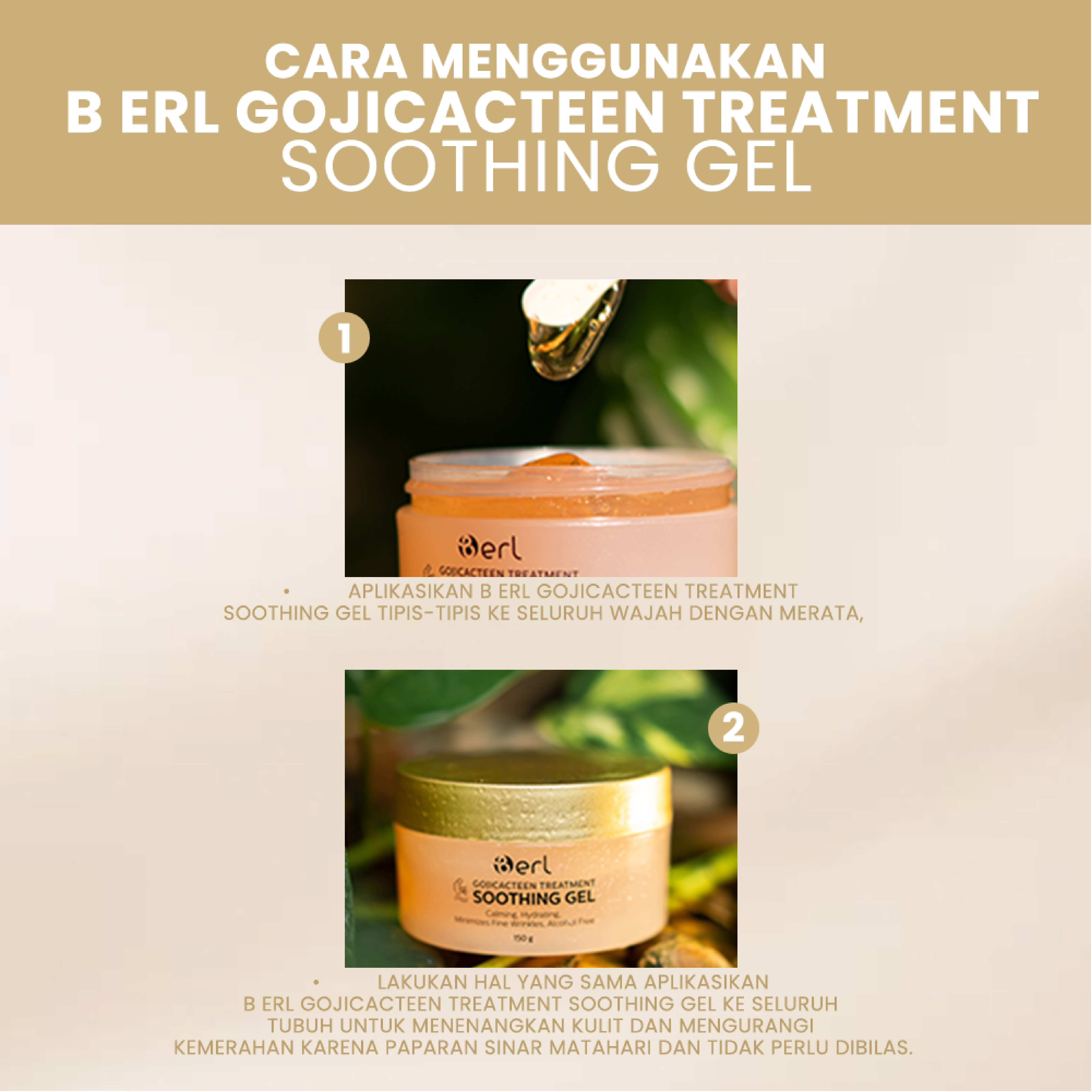 B ERL GOJICACTEEN TREATMENT SOOTHING GEL