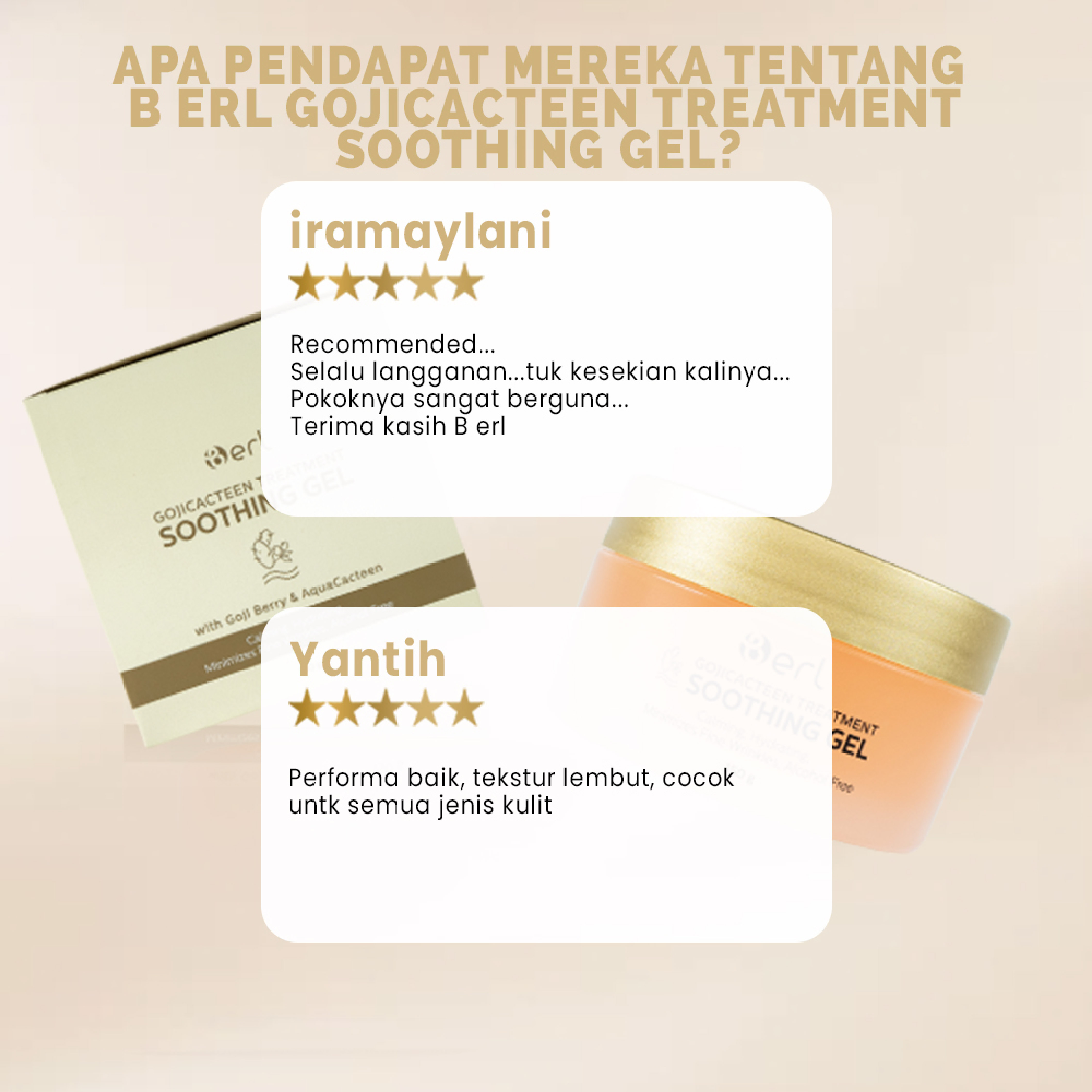 B ERL GOJICACTEEN TREATMENT SOOTHING GEL