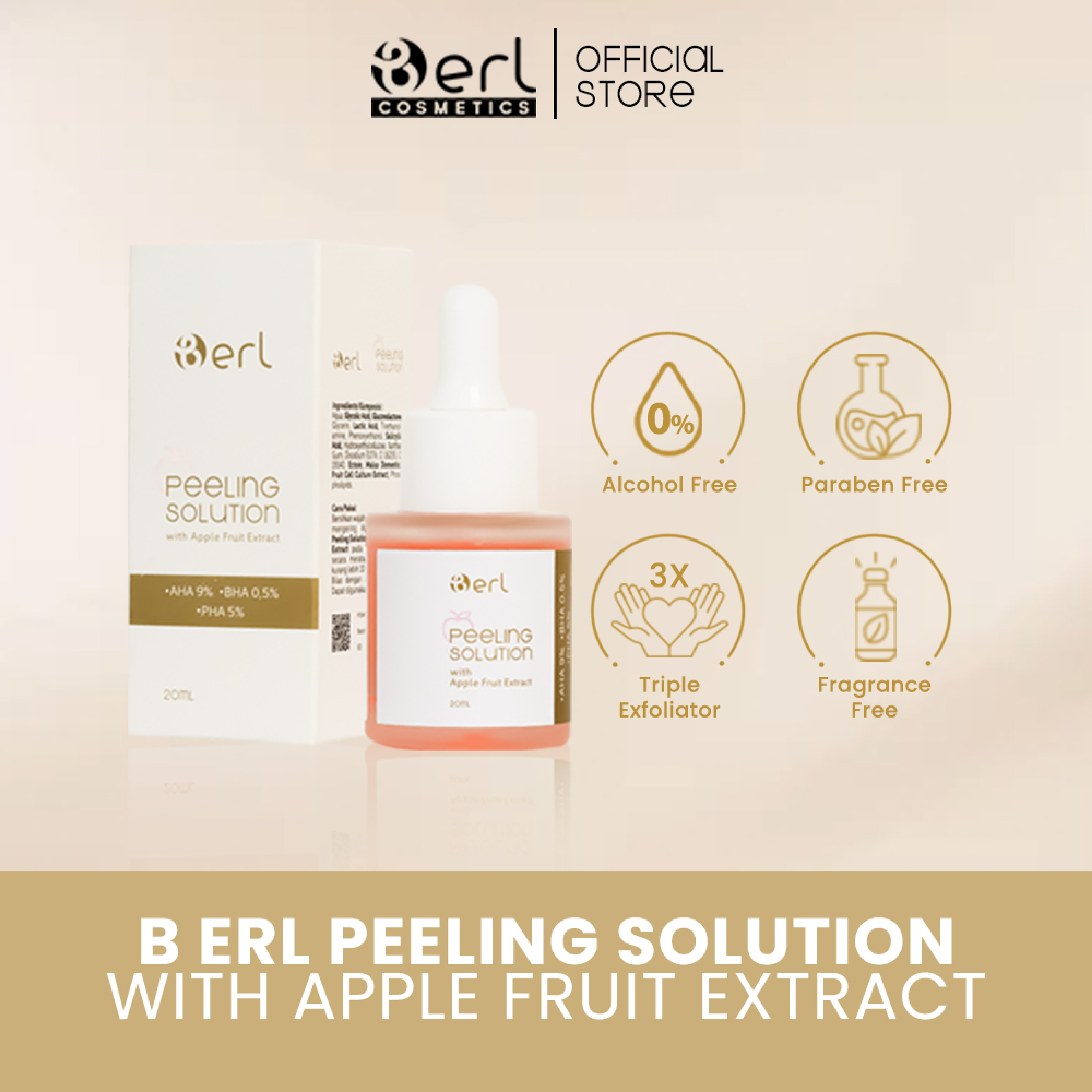 B ERL PEELING SOLUTION WITH APPLE FRUIT EXTRACT