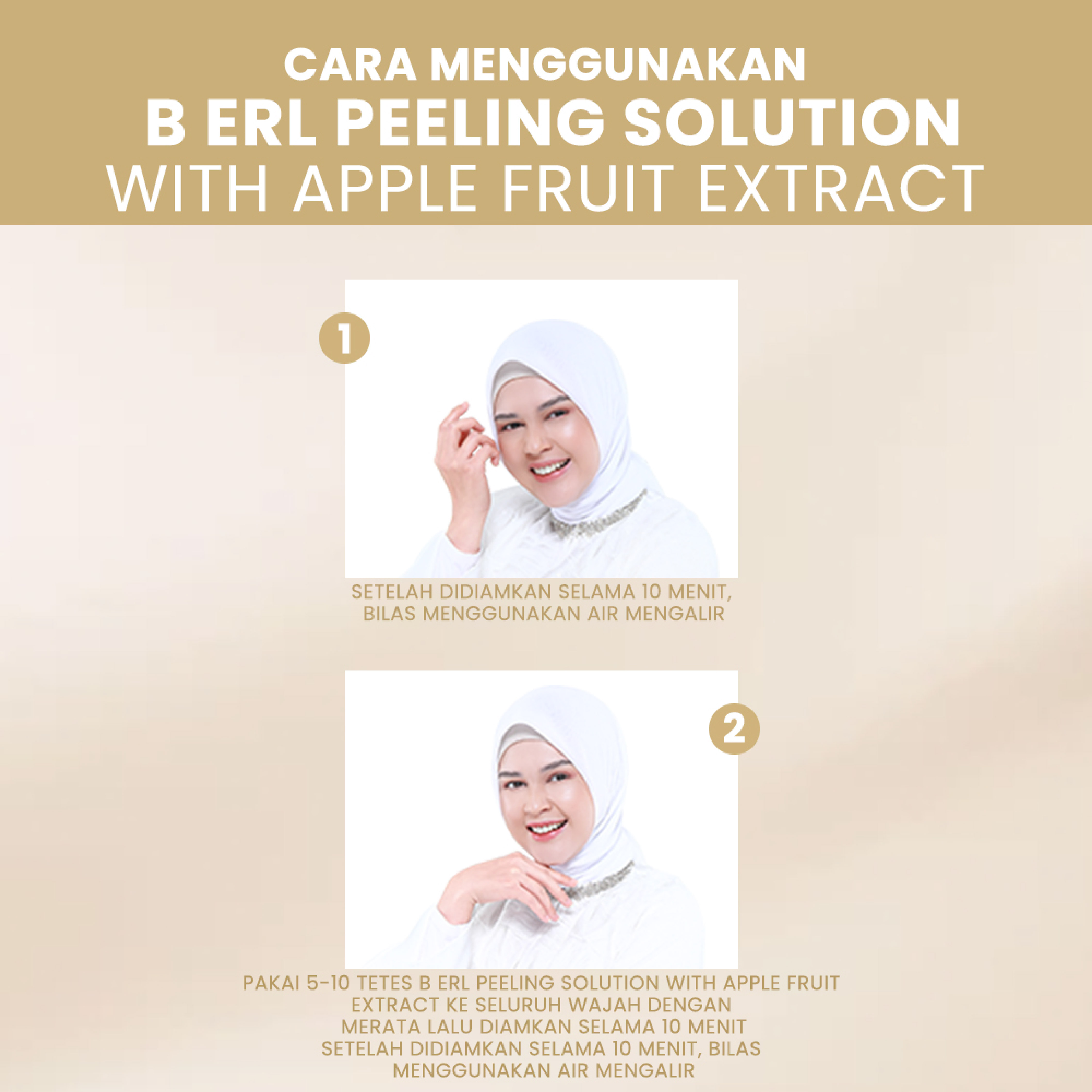 B ERL PEELING SOLUTION WITH APPLE FRUIT EXTRACT