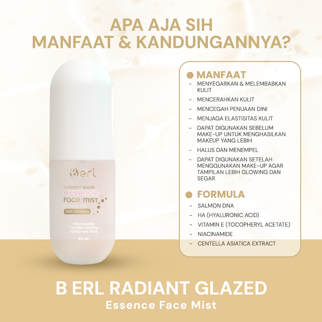 B ERL SATUAN RADIANT GLAZE ESSENCE FACE MIST