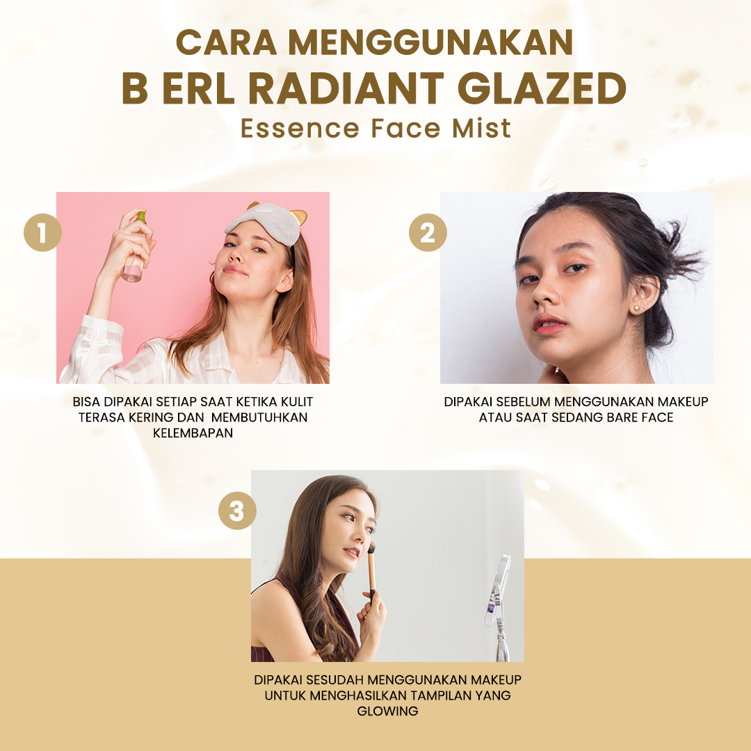 B ERL SATUAN RADIANT GLAZE ESSENCE FACE MIST